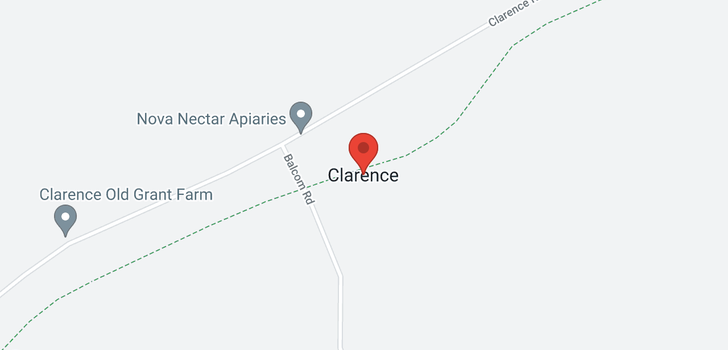 map of 1567 Clarence Road